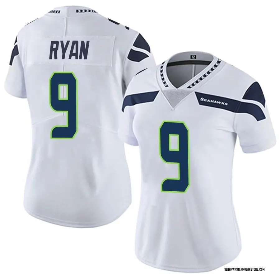 Jon Ryan Women's Seattle Seahawks Nike Vapor Untouchable Jersey - Limited White