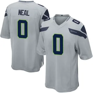 Julian Neal Men's Seattle Seahawks Nike Alternate Jersey - Game Gray