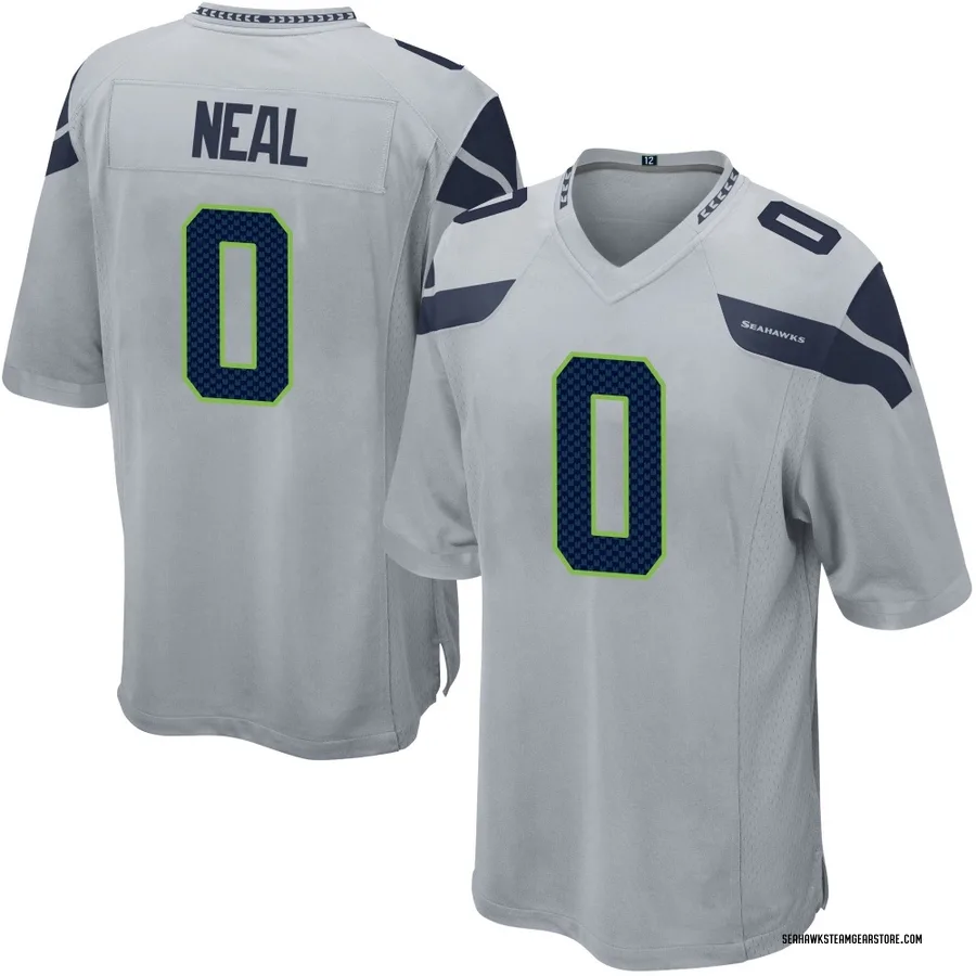 Julian Neal Men's Seattle Seahawks Nike Alternate Jersey - Game Gray