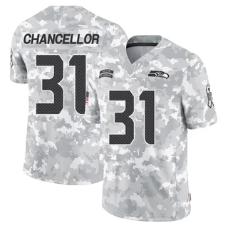 Kam Chancellor Men's Seattle Seahawks 2024 Salute to Service Jersey - Limited Arctic Camo