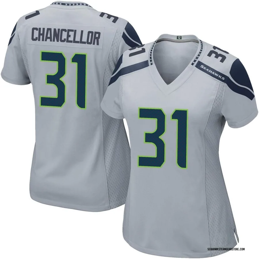 Kam Chancellor Women's Seattle Seahawks Nike Alternate Jersey - Game Gray
