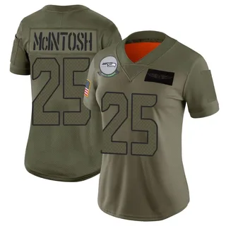 Kenny McIntosh Women's Seattle Seahawks Nike 2019 Salute to Service Jersey - Limited Camo