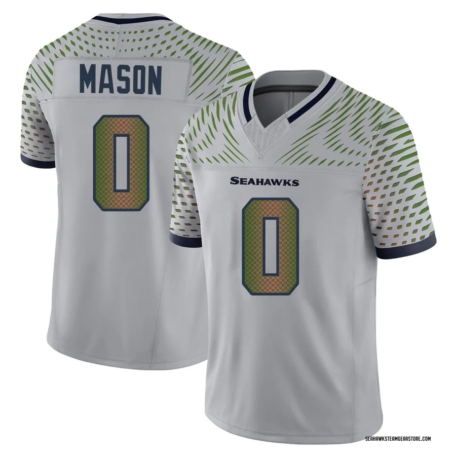 Lance Mason Men's Seattle Seahawks Nike Wolf 2025 Rivalries Collection Jersey - Limited Gray