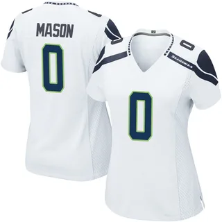 Lance Mason Women's Seattle Seahawks Nike Jersey - Game White