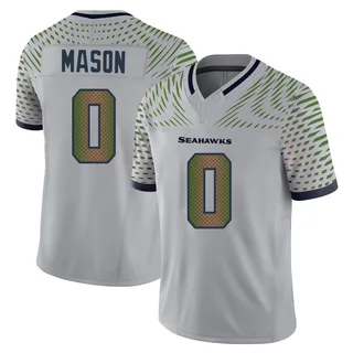 Lance Mason Youth Seattle Seahawks Nike Wolf 2025 Rivalries Collection Jersey - Limited Gray