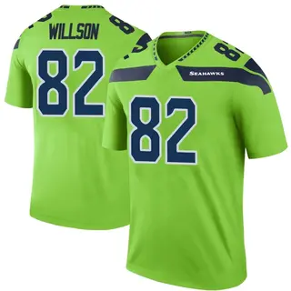 Luke Willson Youth Seattle Seahawks Color Rush Neon Jersey - Legend Green