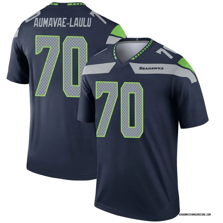 Malaesala Aumavae-Laulu Men's Seattle Seahawks Nike Jersey - Legend Navy