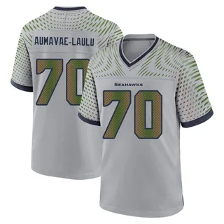 Malaesala Aumavae-Laulu Men's Seattle Seahawks Wolf 2025 Rivalries Collection Jersey - Game Gray