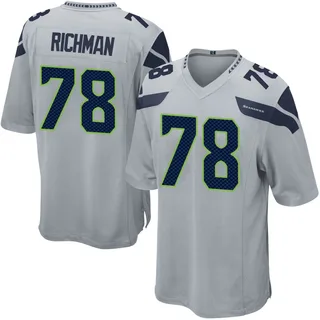 Mason Richman Men's Seattle Seahawks Nike Alternate Jersey - Game Gray