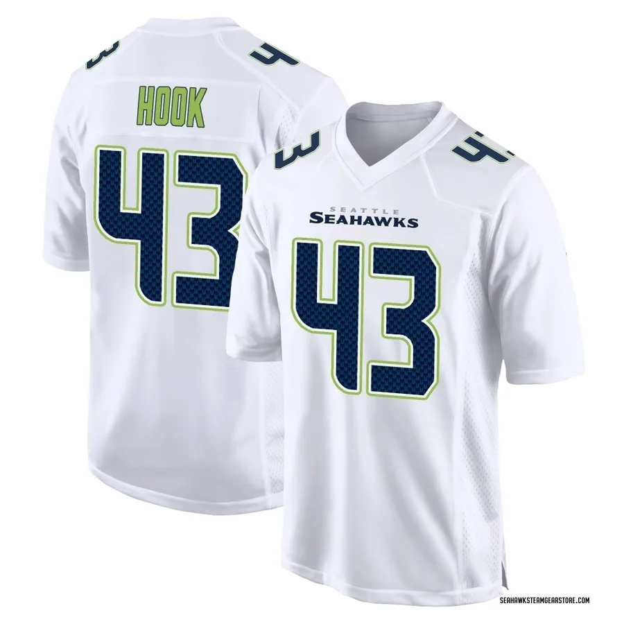 Maxen Hook Youth Seattle Seahawks Nike Tundra Fashion Jersey - Game White