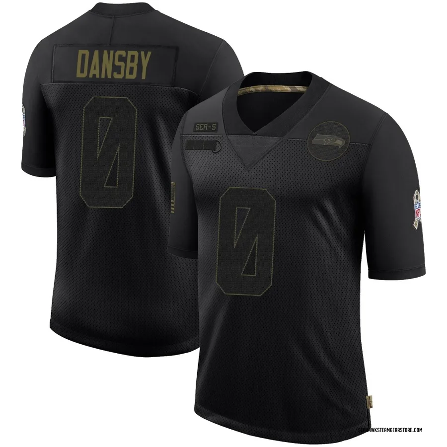 Michael Dansby Men's Seattle Seahawks Nike 2020 Salute To Service Jersey - Limited Black