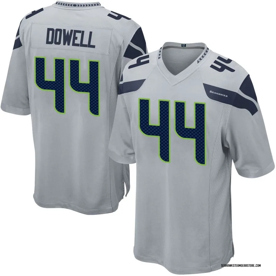 Michael Dowell Men's Seattle Seahawks Nike Alternate Jersey - Game Gray