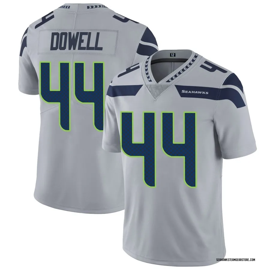 Michael Dowell Men's Seattle Seahawks Nike Alternate Vapor Untouchable Jersey - Limited Gray