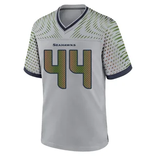 Michael Dowell Men's Seattle Seahawks Nike Wolf 2025 Rivalries Collection Jersey - Game Gray