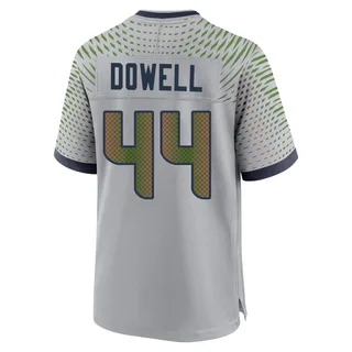Michael Dowell Men's Seattle Seahawks Nike Wolf 2025 Rivalries Collection Jersey - Game Gray