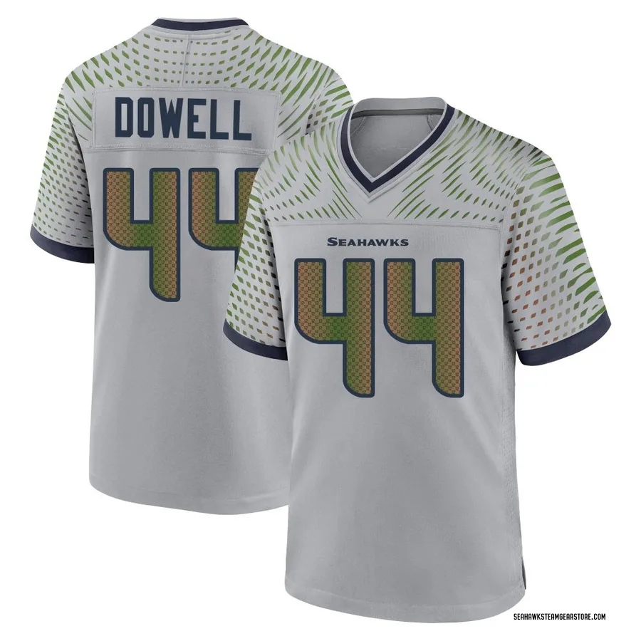 Michael Dowell Men's Seattle Seahawks Nike Wolf 2025 Rivalries Collection Jersey - Game Gray