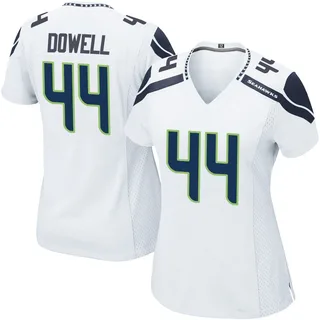Michael Dowell Women's Seattle Seahawks Nike Jersey - Game White