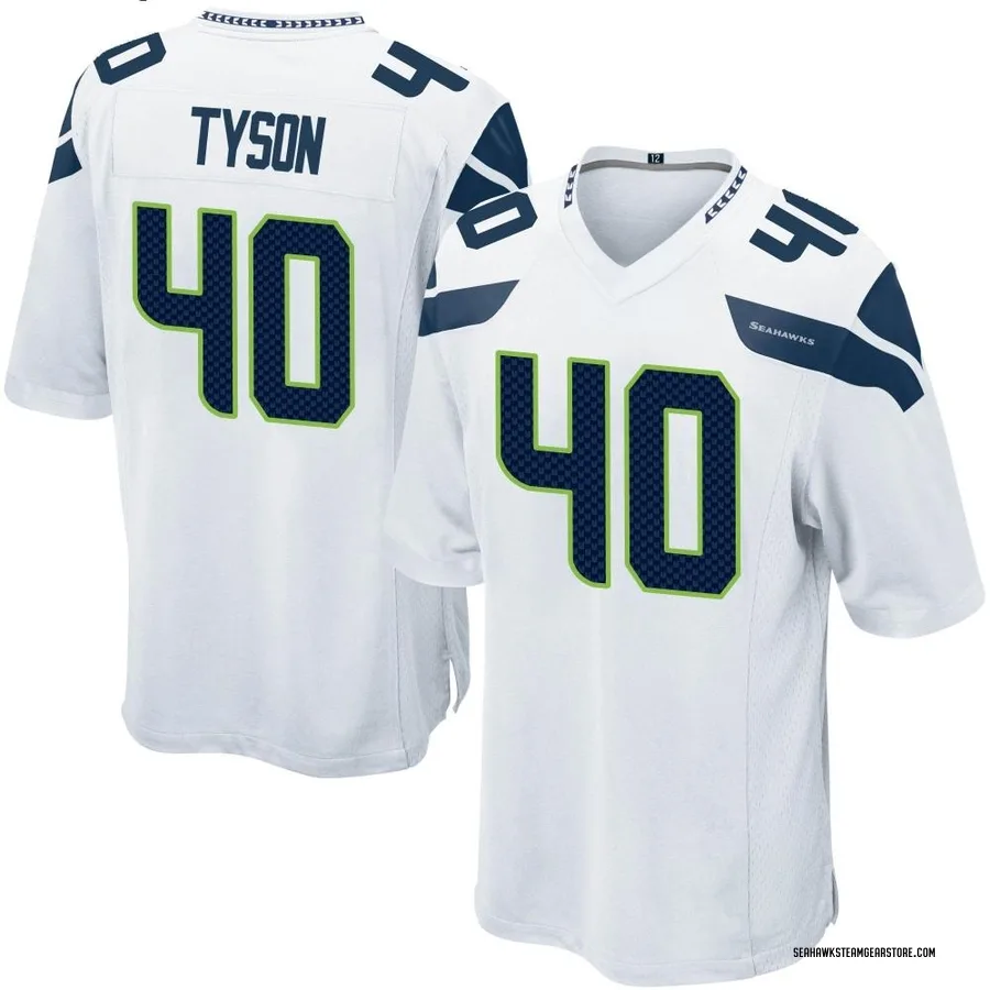 Michael Tyson Men's Seattle Seahawks Nike Jersey - Game White