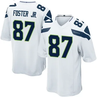 Montorie Foster Jr. Men's Seattle Seahawks Nike Jersey - Game White