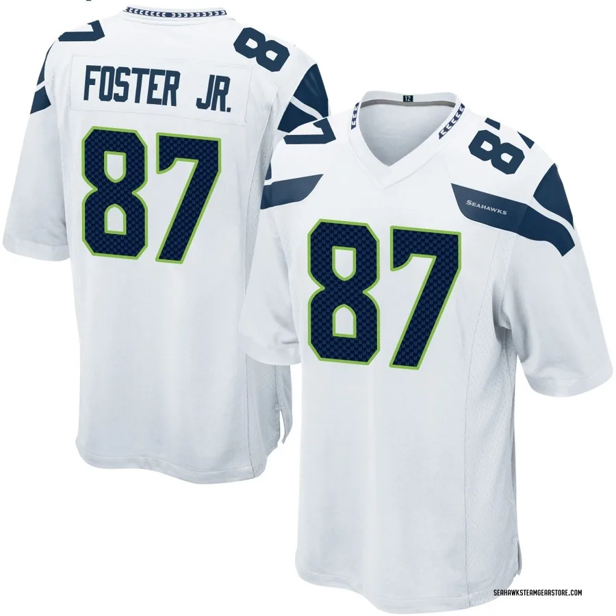Montorie Foster Jr. Men's Seattle Seahawks Nike Jersey - Game White