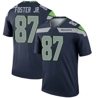 Montorie Foster Jr. Men's Seattle Seahawks Nike Jersey - Legend Navy