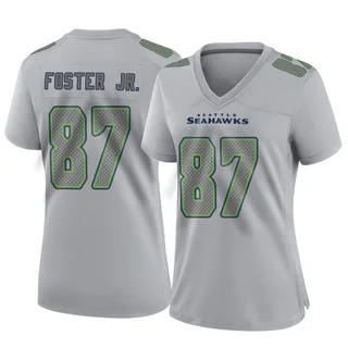 Montorie Foster Jr. Women's Seattle Seahawks Nike Atmosphere Fashion Jersey - Game Gray