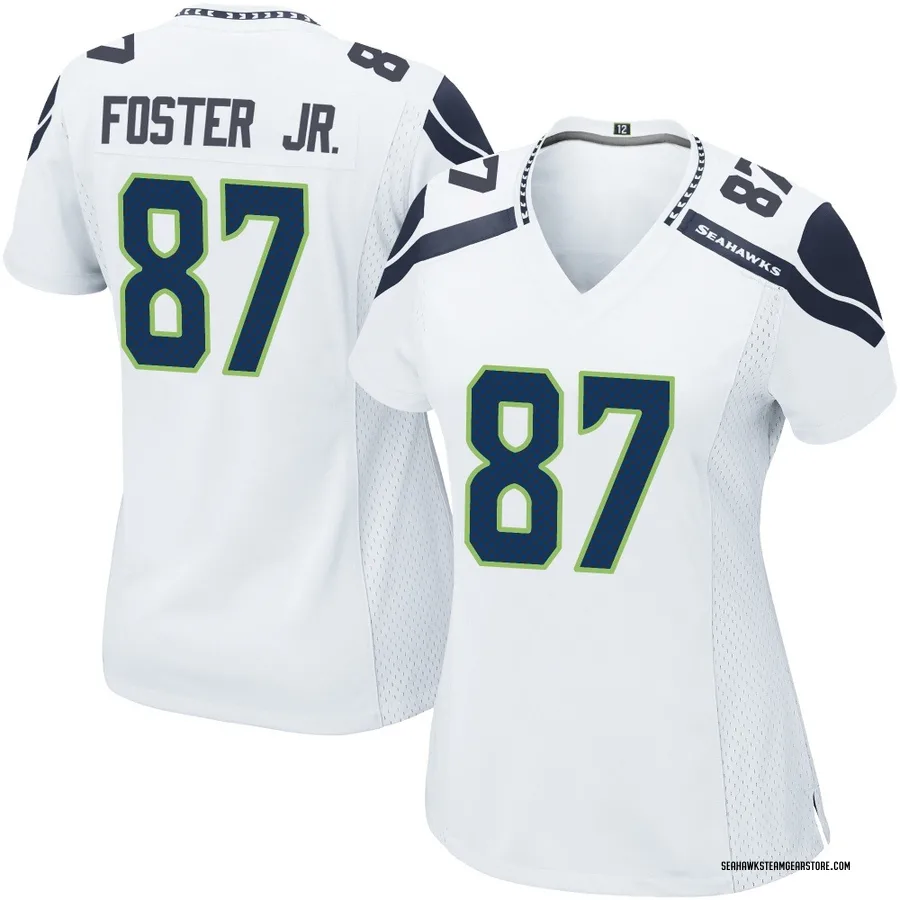 Montorie Foster Jr. Women's Seattle Seahawks Nike Jersey - Game White