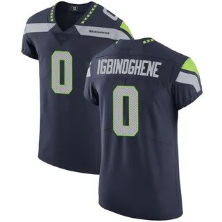 Noah Igbinoghene Men's Seattle Seahawks Team Color Vapor Untouchable Jersey - Elite Navy