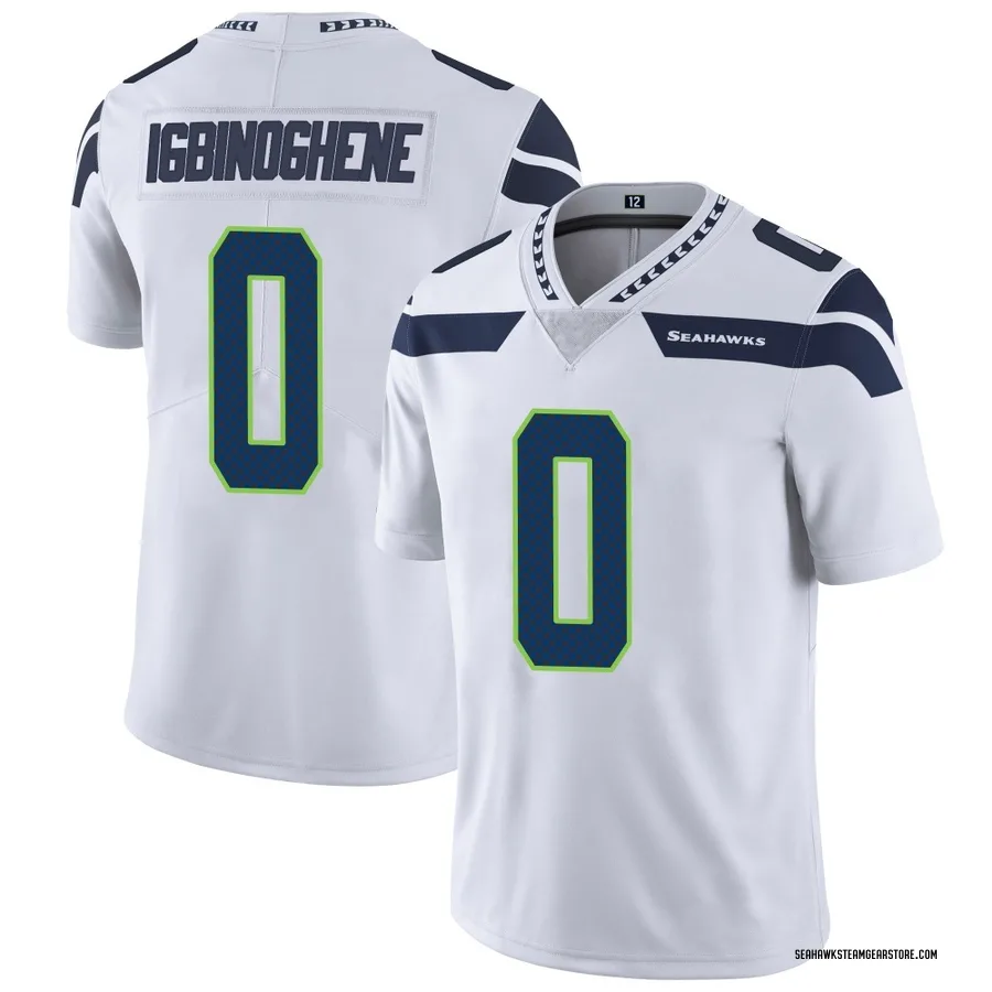 Noah Igbinoghene Men's Seattle Seahawks Nike Vapor Untouchable Jersey - Limited White