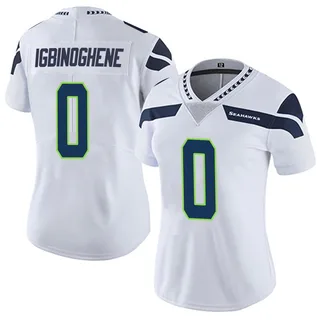 Noah Igbinoghene Women's Seattle Seahawks Nike Vapor Untouchable Jersey - Limited White