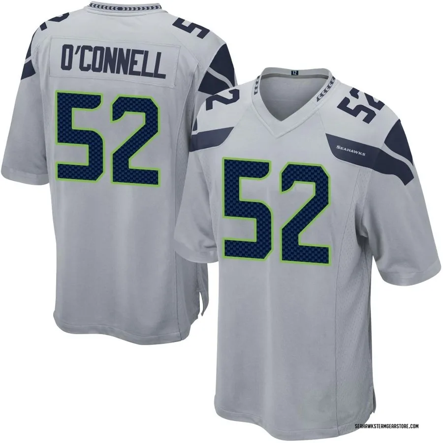 Patrick O'Connell Men's Seattle Seahawks Nike Alternate Jersey - Game Gray