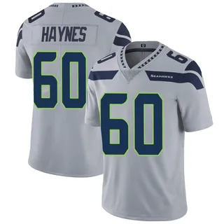 Phil Haynes Men's Seattle Seahawks Nike Alternate Vapor Untouchable Jersey - Limited Gray