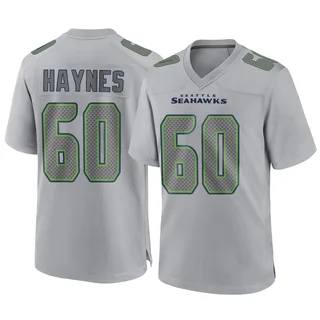 Phil Haynes Men's Seattle Seahawks Atmosphere Fashion Jersey - Game Gray