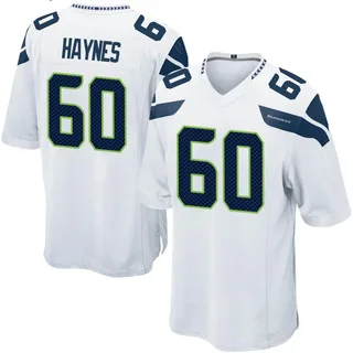Phil Haynes Men's Seattle Seahawks Nike Jersey - Game White
