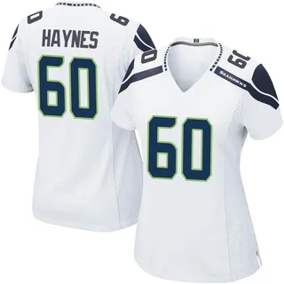 Phil Haynes Women's Seattle Seahawks Nike Jersey - Game White
