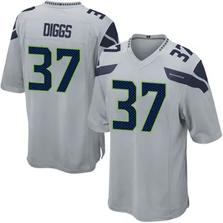 Quandre Diggs Men's Seattle Seahawks Nike Alternate Jersey - Game Gray