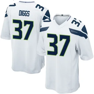 Quandre Diggs Men's Seattle Seahawks Nike Jersey - Game White