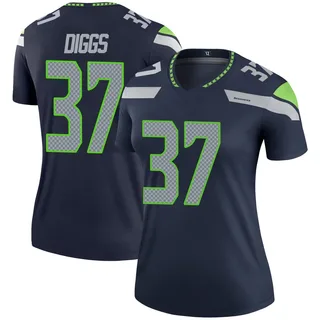 Quandre Diggs Women's Seattle Seahawks Nike Jersey - Legend Navy
