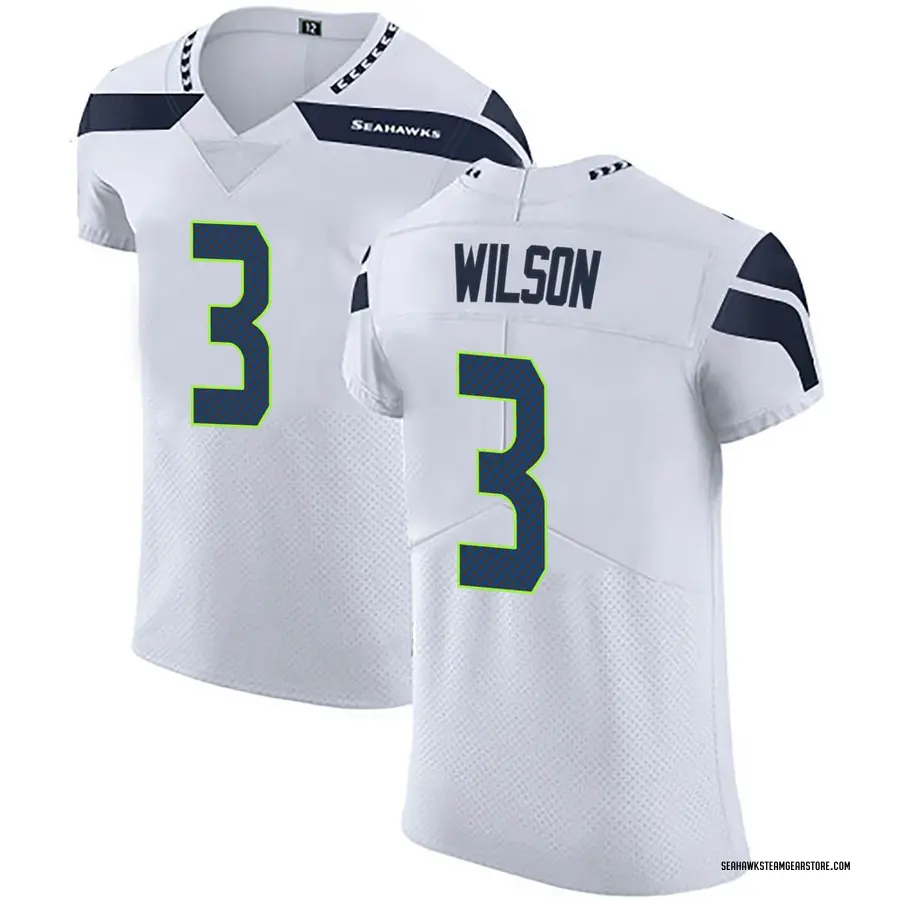 Russell Wilson Men's Seattle Seahawks Nike Vapor Untouchable Jersey - Elite White