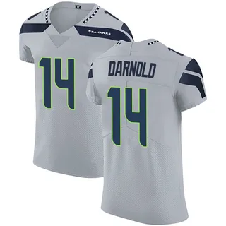 Sam Darnold Men's Seattle Seahawks Nike Alternate Vapor Untouchable Jersey - Elite Gray