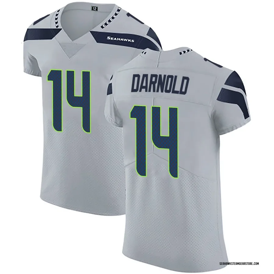 Sam Darnold Men's Seattle Seahawks Nike Alternate Vapor Untouchable Jersey - Elite Gray