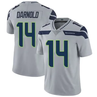 Sam Darnold Men's Seattle Seahawks Nike Alternate Vapor Untouchable Jersey - Limited Gray