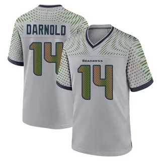 Sam Darnold Men's Seattle Seahawks Wolf 2025 Rivalries Collection Jersey - Game Gray
