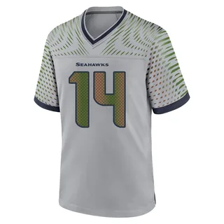 Sam Darnold Men's Seattle Seahawks Nike Wolf 2025 Rivalries Collection Jersey - Game Gray