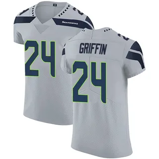 Shaquill Griffin Men's Seattle Seahawks Nike Alternate Vapor Untouchable Jersey - Elite Gray