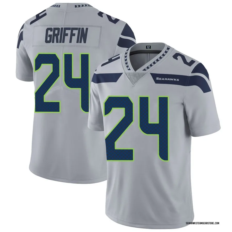 Shaquill Griffin Men's Seattle Seahawks Nike Alternate Vapor Untouchable Jersey - Limited Gray