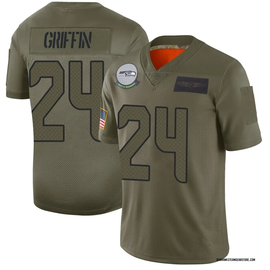 Shaquill Griffin Youth Seattle Seahawks Nike 2019 Salute to Service Jersey - Limited Camo