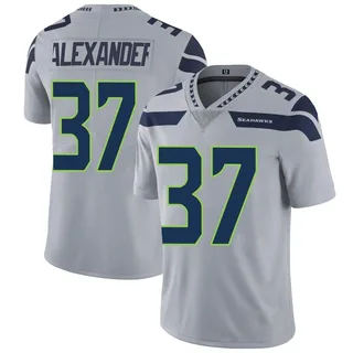 Shaun Alexander Men's Seattle Seahawks Nike Alternate Vapor Untouchable Jersey - Limited Gray
