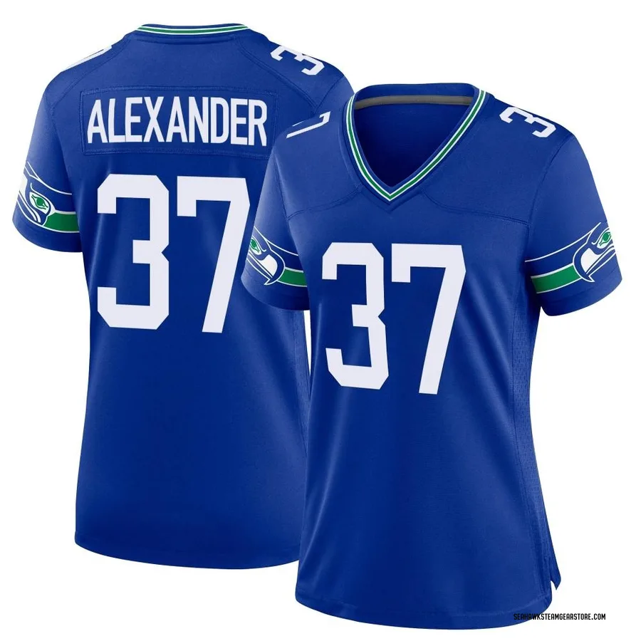 Shaun Alexander Women's Seattle Seahawks Nike Throwback Jersey - Game Royal