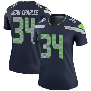 Shemar Jean-Charles Women's Seattle Seahawks Nike Jersey - Legend Navy